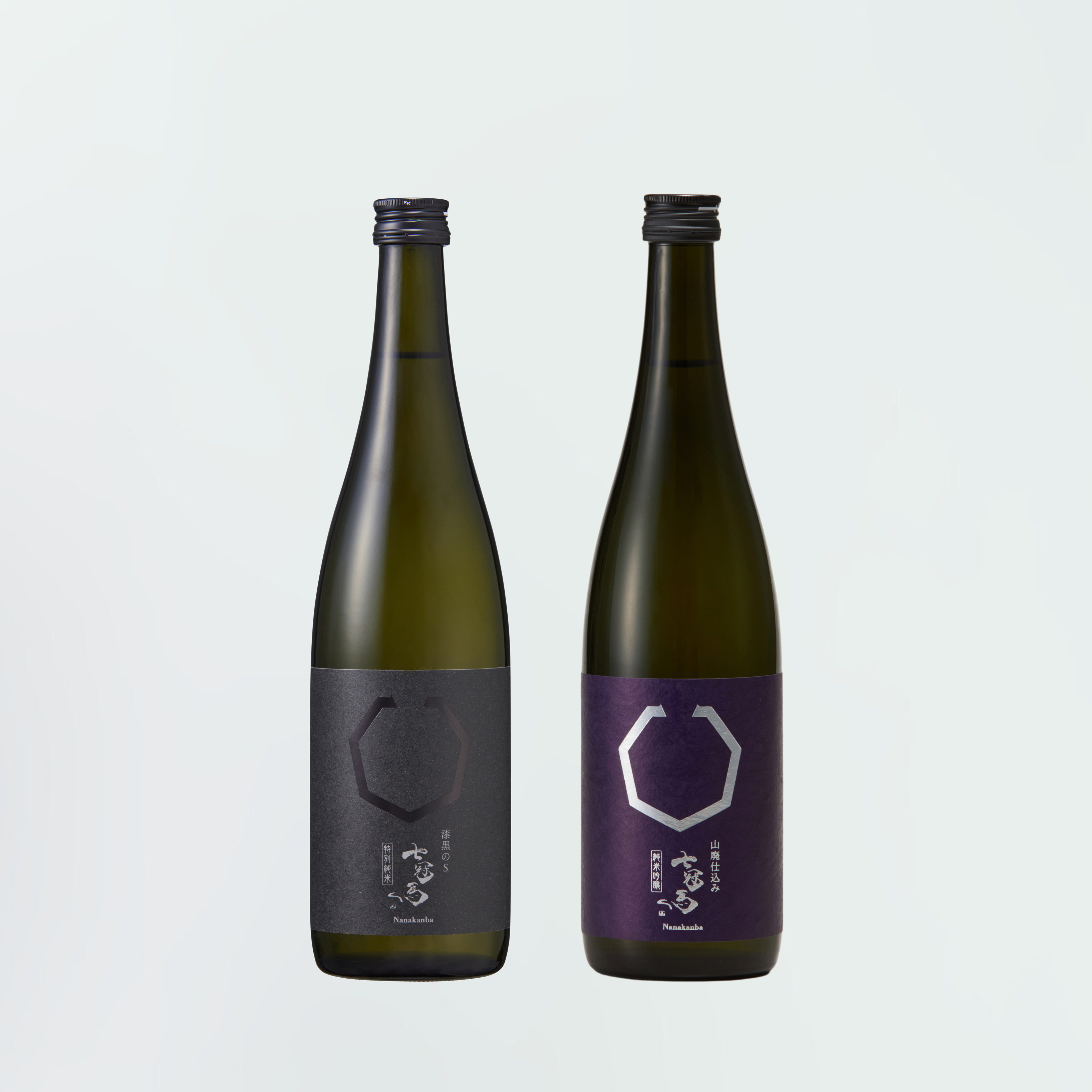 漆黒のS・山廃仕込セット ［720ml 2本セット］（箱入り） – 簸上清酒