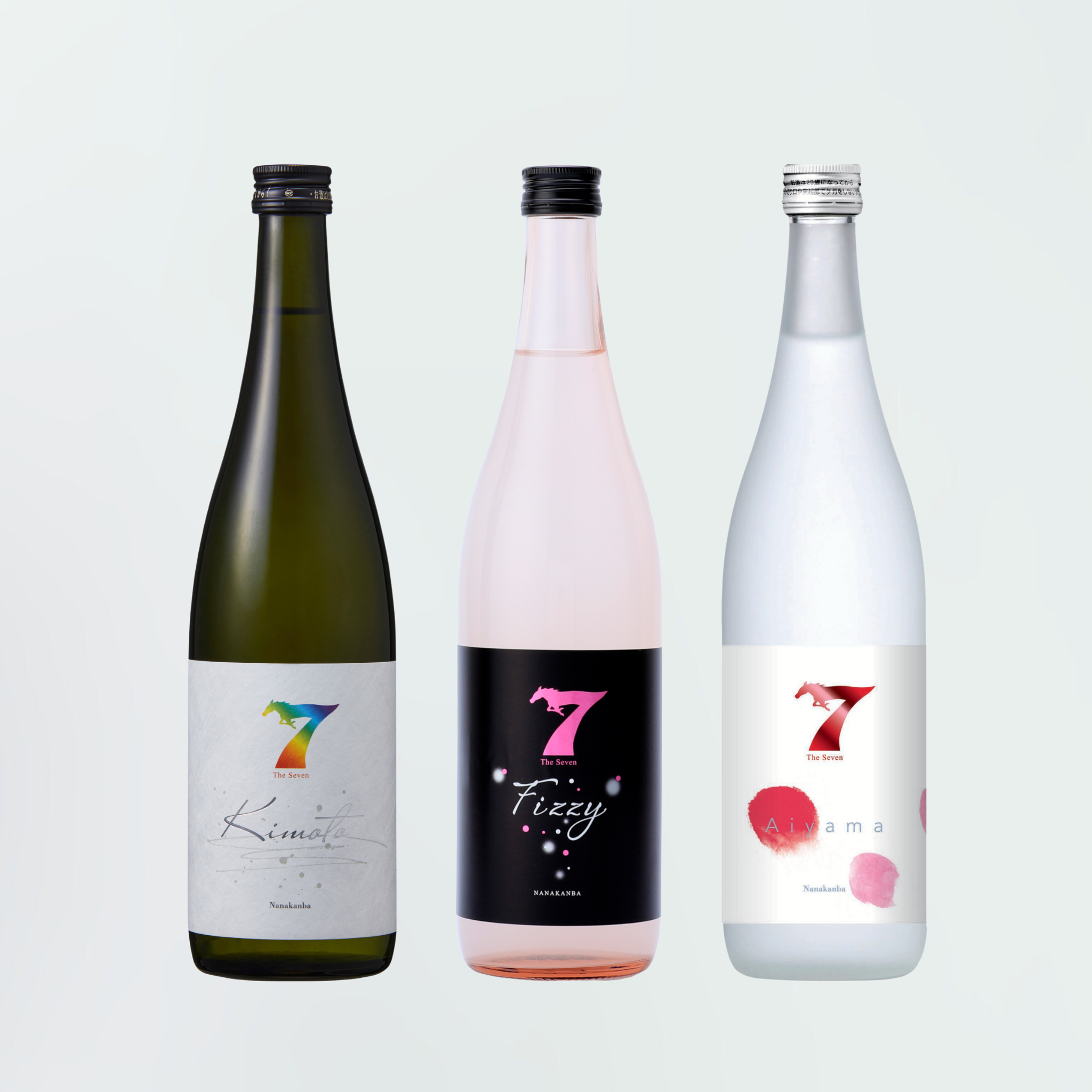 The Seven 3本セット［720ml / Fizzy, Kimoto, Aiyama］（箱入り