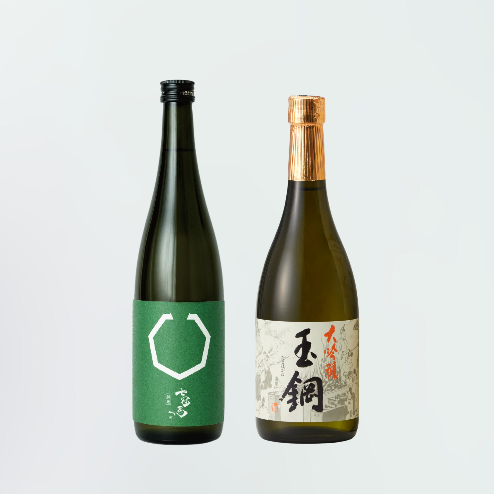 大吟醸・純米セット［720ml 2本セット］（箱入り） – 簸上清酒 蔵元